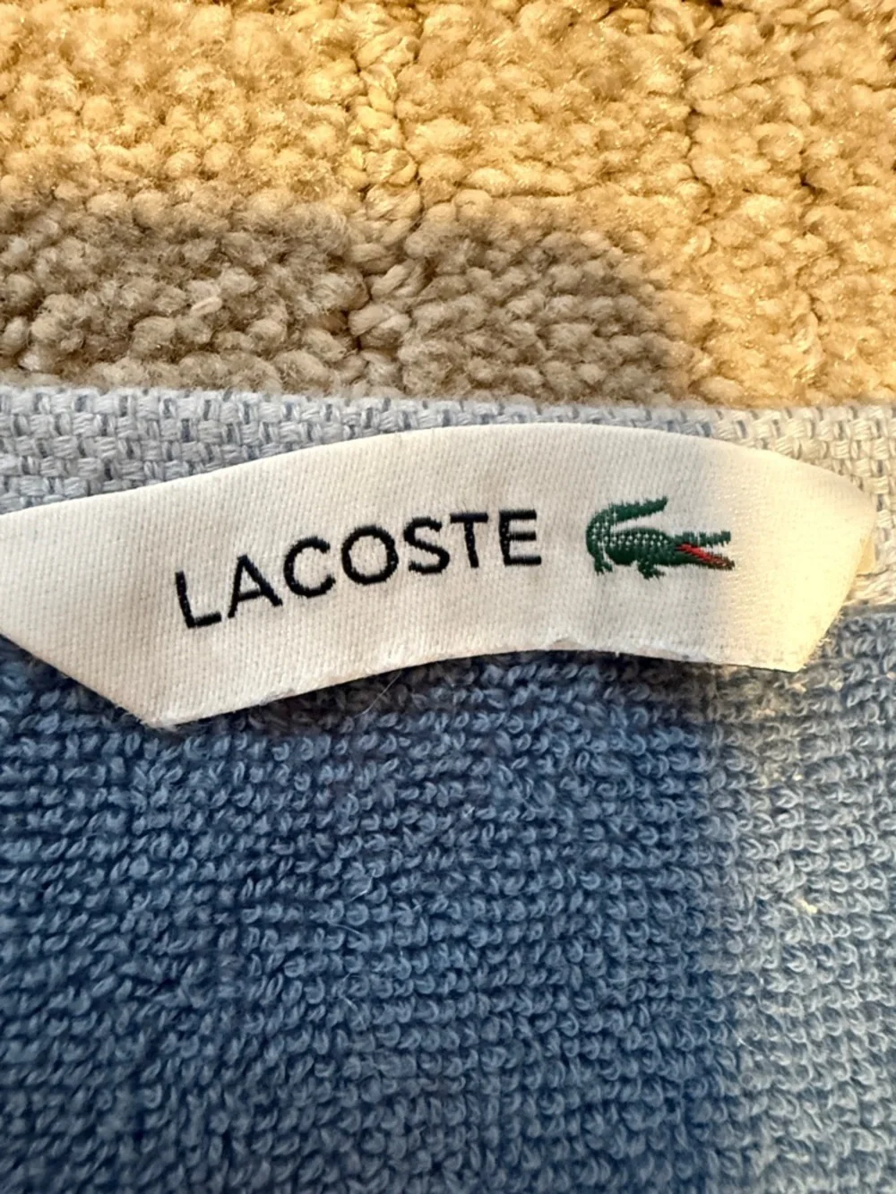 Lacoste Blue Bath towel